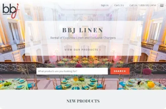BB Linen website